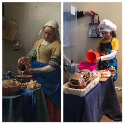 Inara RB - in The Milkmaid by Johannes Vermeer